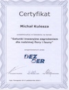 Certyfikat - Gatunki inwazyjne zagrożeniem dla rodzimej flory i fauny. Certyfikat - Gatunki inwazyjne zagrożeniem dla rodzimej flory i fauny.